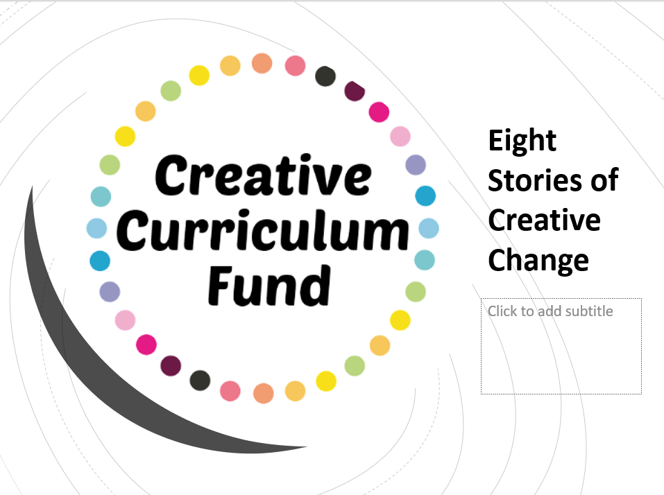 Creative Curriculum Fund